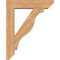 Ekena Millwork Funston Slat Smooth Bracket w/ Offset Brace, Western Red Cedar, 7 1/2"W x 32"D x 40"H BKT0806X32X40FST06SWR - alternate 4